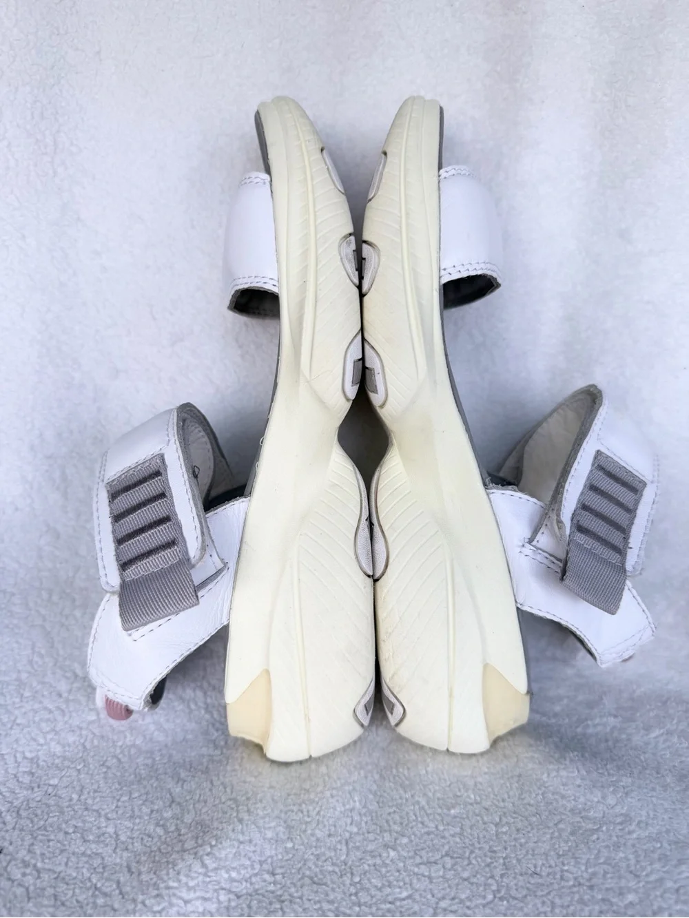 Sorel Explorer Blitz Stride Women’s 7.5 US Sandals Leather White NL4742-100